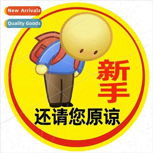 Please let me internship car stickers magnetic female driver