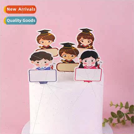 New can write handwritten name graduation season cake decora
