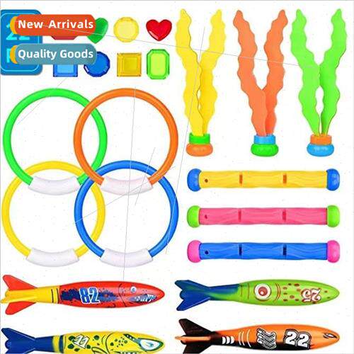 Diving fish bone water play toys childrens pool diving fish