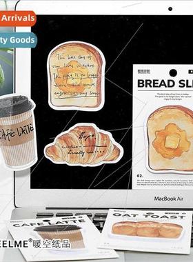 Bread Coffee  Weather Sticky Notes ght Retro Writable DIY Ha