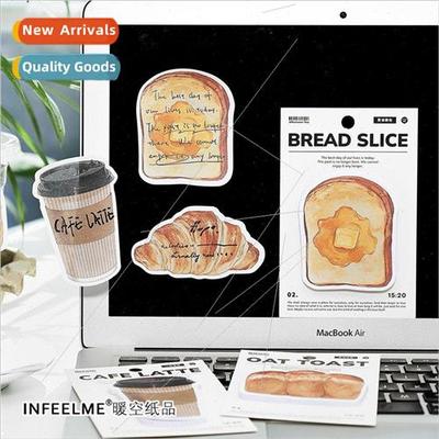 Bread Coffee  Weather Sticky Notes ght Retro Writable DIY Ha