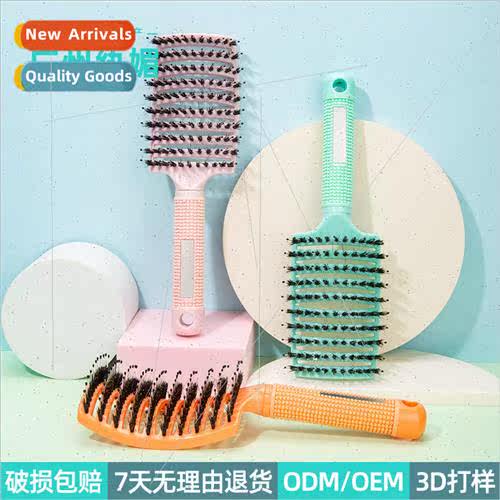 diannew fluffy styling big curved comb fluffy styling comb m