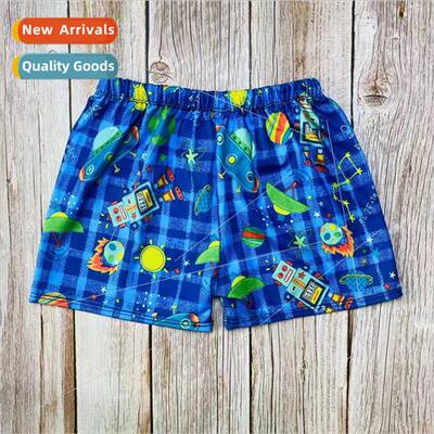 Summer new swim trunks children disposable middle child boys