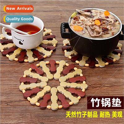 Bamboo heat-insulating mats 适用 home use anti-scald heat-re