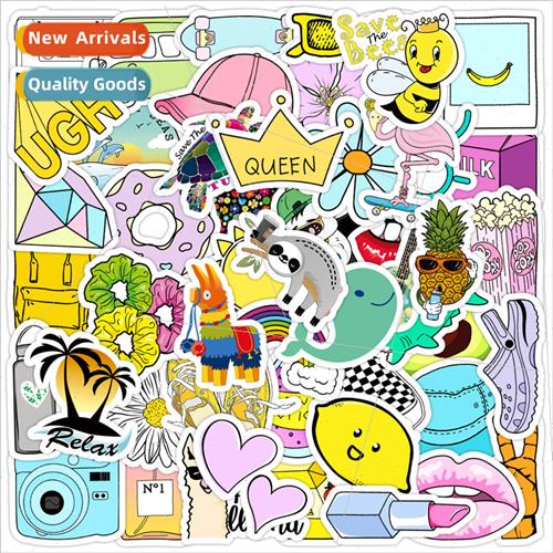 50 pcs of VSCO graffiti stickers luggage refrigerator notebo