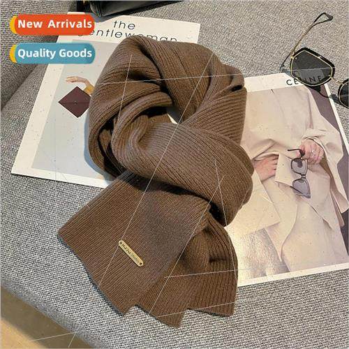 100% Australian pure wool knitted cashmere scarf female coup