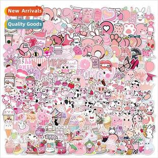 fresh pink stickers repeat graffiti small heart 200 girl