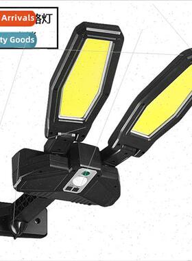 Double head solar wall light outdoor body sensor solar light