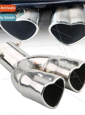 Car modification universal tailpipe love exhaust heart tailp