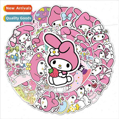 50 cute pink bunny Melody children cartoon doodle handbook n