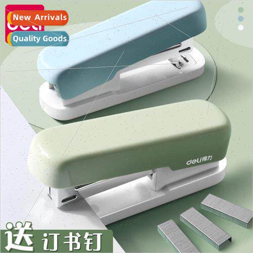 stationery stapler 适用 students with high-color macaron col