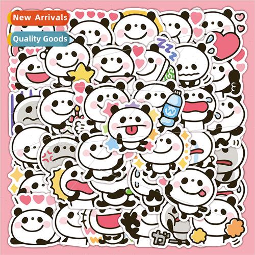 40 pcs Pan Pan Stickers black and white cute panda children