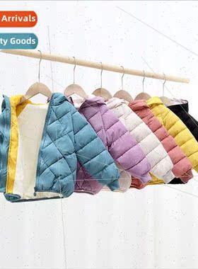 Girls cotton clothing boys baby cotton jacket padded thicken