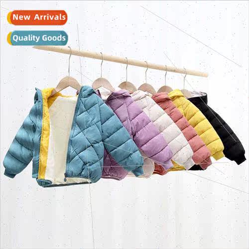 Girls cotton clothing boys baby cotton jacket padded thicken