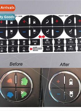 Auto Interior Car Button Repair Stickers Pushbutton AC Cente