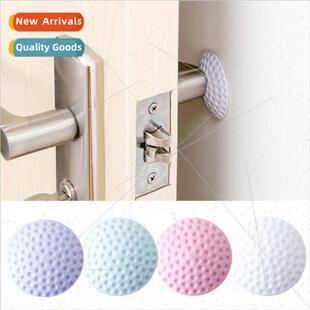 behind Doorknob pads stickers anti door bumper the