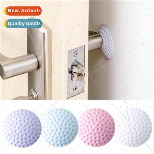 Doorknob bumper pads behind the door bumper stickers anti-bu