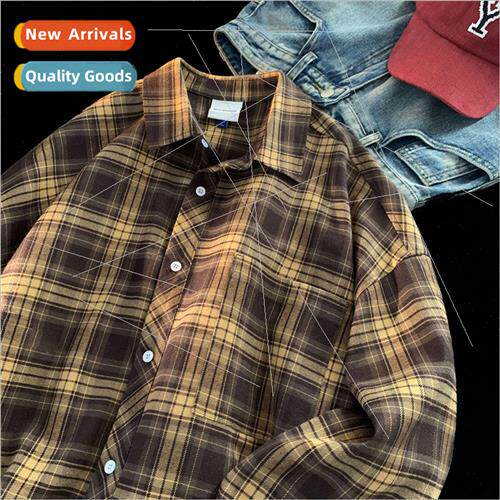 Hong Kong  son shirt men gangster handsome sense of long-sle