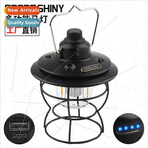light Retro Horse Lamp USB Charging with Output Hand Lamp Te