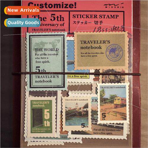 Classic retro nostalgia Korean stickers diary handbook DIY d