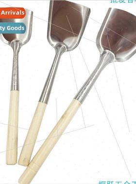 Spatula wooden handle spatula household stainless steel unco