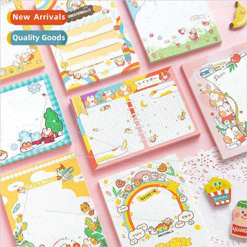 note book large cartoon tearable message book memo memo pad
