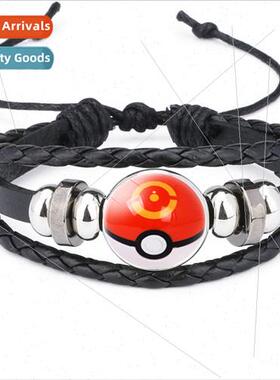 Pokemon Genie Ball Time Gem Cowhide Bracelet 120889