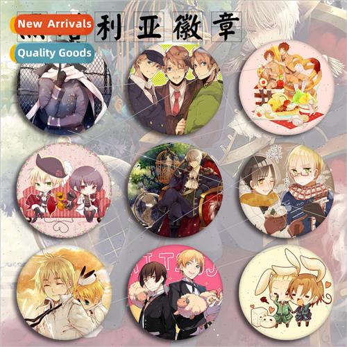Anime Badge Hetalia Badge APH Yiddish Cute Pin Badge Backpac