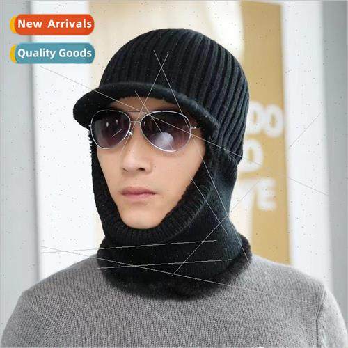 The new Korean ear protection wool cap padded thickened men