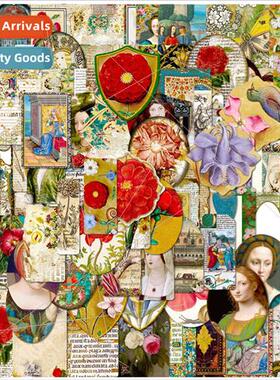 100 Medieval Vintage Stickers Classic Retro Nostalgia Mediev