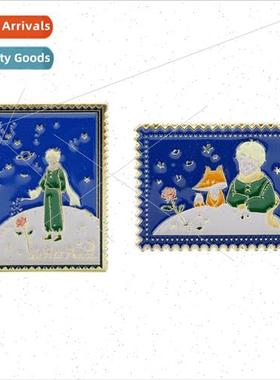 New ttle Prince Series Planet Rose ttle Fox Stamp Drip Oil B