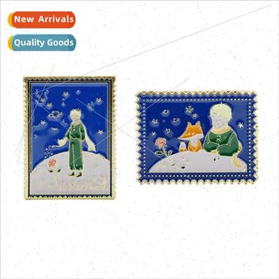 New ttle Prince Series Planet Rose ttle Fox Stamp Drip Oil B