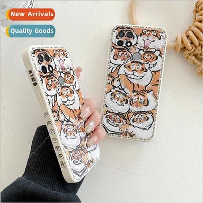 适用 OPPOA35 cell phone case Reno6pro checkerboard oil paint