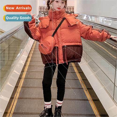 Girls down jacket 2023 winter new 适用eign children winter t