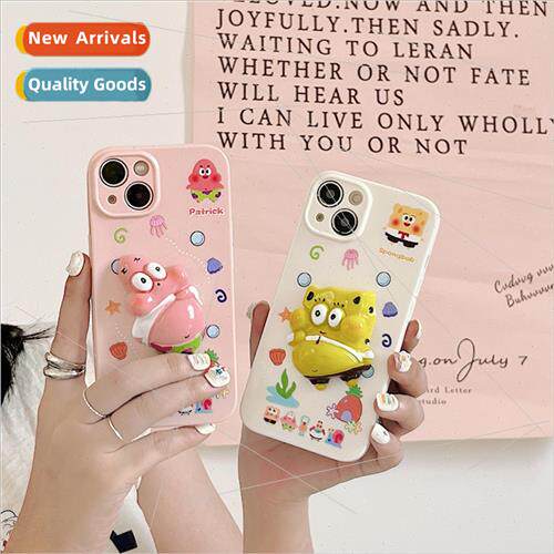 Cartoon three-dimensional animation 适用 iPhone 13 phone cas