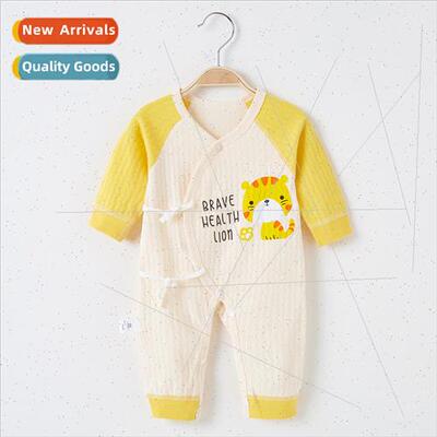 Baby onesie cotton long-sleeved pajamas newborn baby clothes