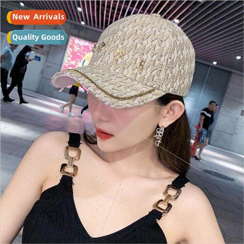 Baseball cap female Korean  of the obvious face small duck t