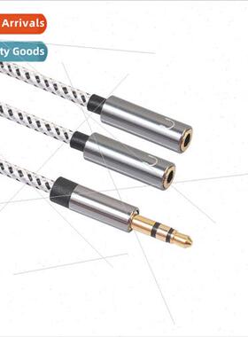 Model REXLIS with Braided Mesh 3.5mm Couples Headphone 1 in