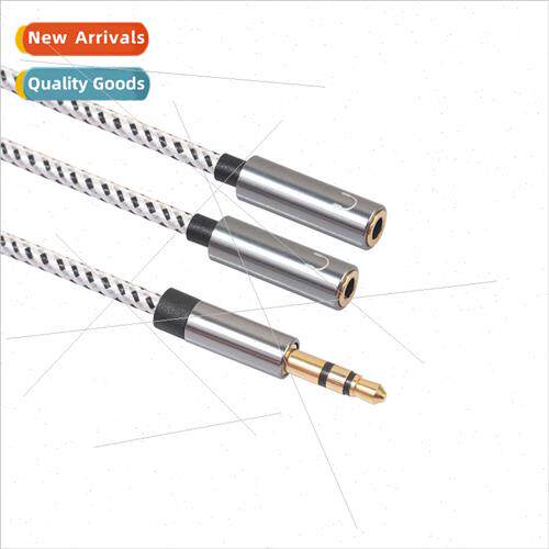 Model REXLIS with Braided Mesh 3.5mm Couples Headphone 1 in