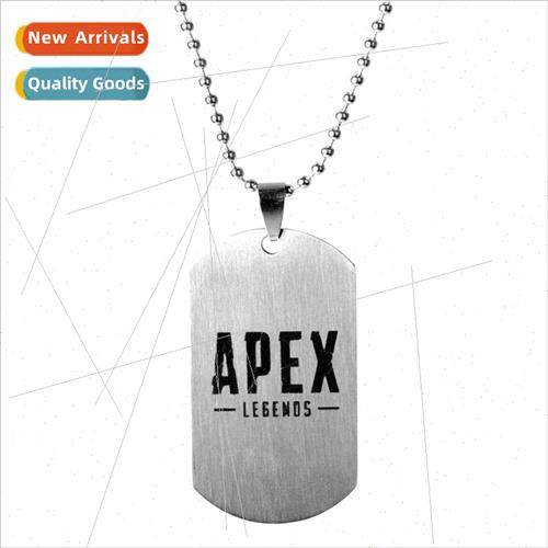 New Apex Heroes Stainless Steel Jewelry Necklace Keychain