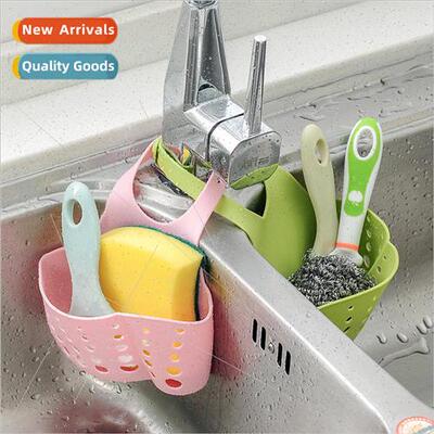 Creative sink draining basket faucet shelf Adjustable snap-o