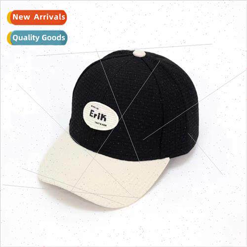 Spring and Autumn childrens casual baseball cap English lett