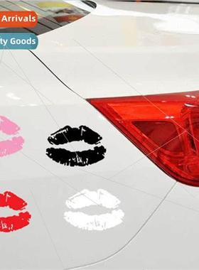 D-22 sexy red lips cover scratches random car stickers lips