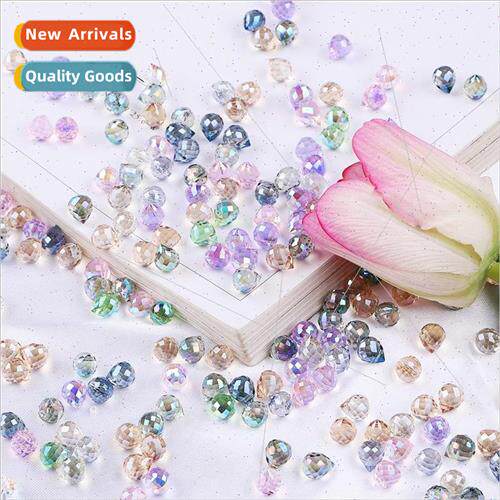 Illusion glass crystal beads water drop loose beads handmade