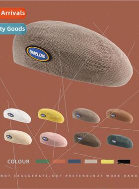 Beret children spring and summer fashion England octagonal c