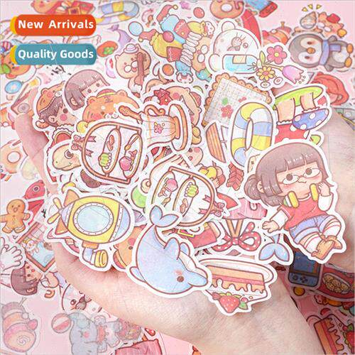 Small sweet potato handbook sticker book waterproof -marking