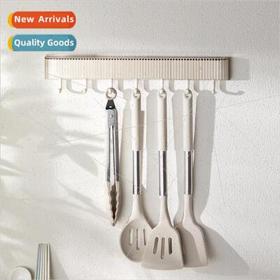 Kitchen no-hole fixed hooks door hooks wall-mounted bathroom