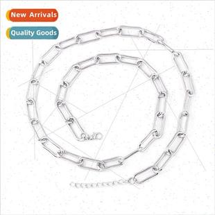 HIPHOP Cuban Choker Hop Neck Loop Accessories Long Hip Chain