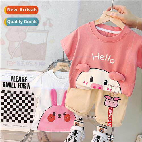 2181 childrens short-sleeved suit summer new boys cartoon to