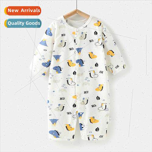 Baby one-piece clothes summer thin suit cotton air-condition